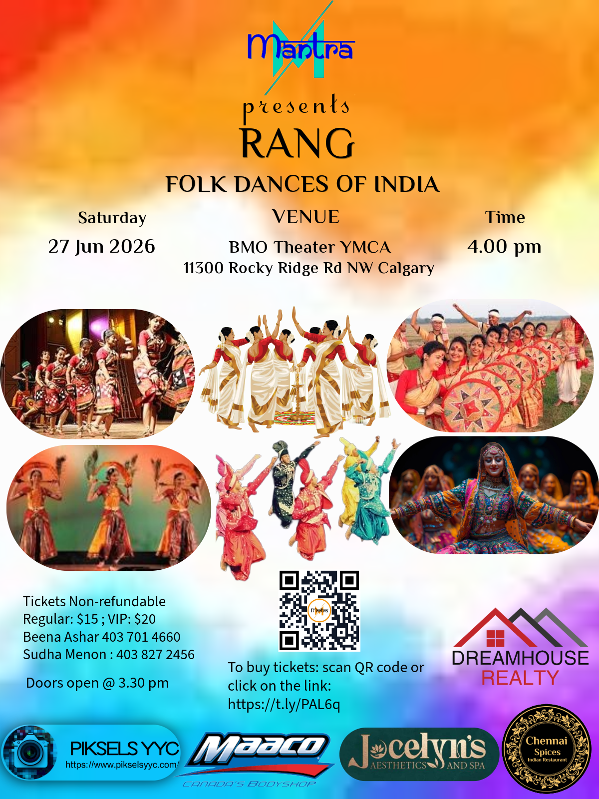 Rang Folk Dance Poster